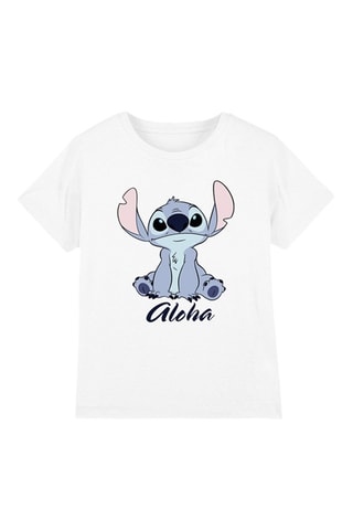 T-shirt Stitch Lilo et Stitch Disney - Blanc
