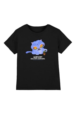 T-shirt Derpy le Tigre Huntrix Kpop Demon Hunters - Noir