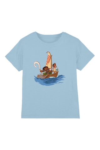 T-shirt Vaiana la légende du bout du monde Disney - Bleu clair