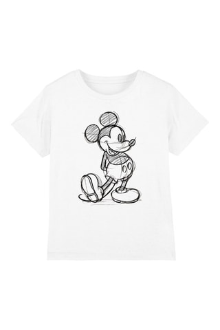 T-shirt Mickey Disney - Blanc