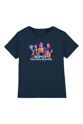 T-shirt KPop Demon Hunters - Bleu marine
