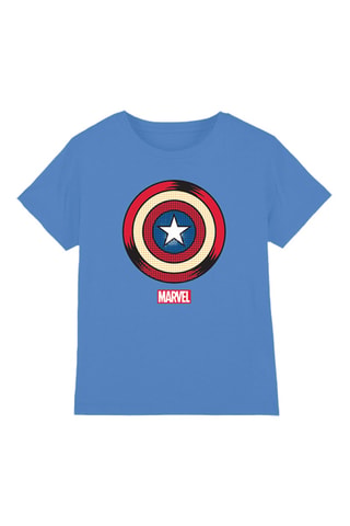 T-shirt Captain America Avengers Marvel - Turquoise