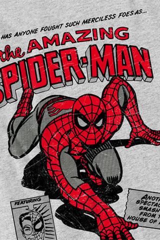T-shirt Spider-Man Avengers Marvel - Gris