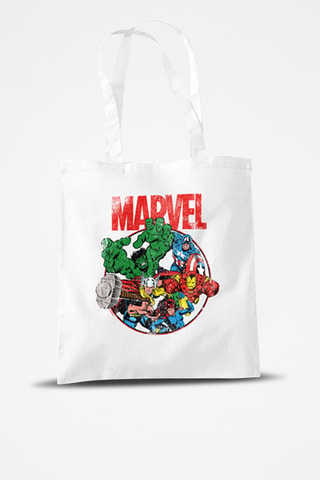 Tote bag Avengers Marvel - Blanc