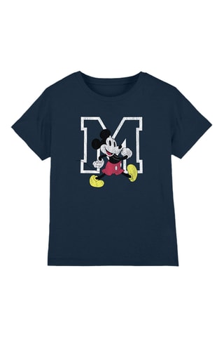 T-shirt Mickey Disney - Bleu marine