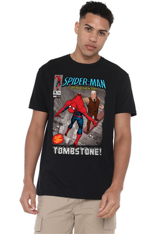 T-shirt Spider-Man Avengers Marvel - Noir