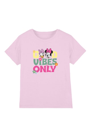 T-shirt Minnie et Daisy Disney - Rose clair