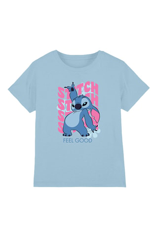 T-shirt Stitch Lilo et Stitch Disney - Bleu clair