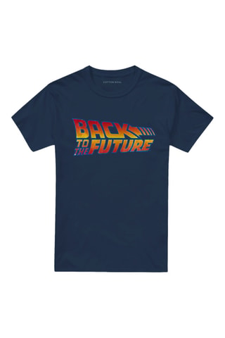 T-shirt Retour vers le futur - Bleu marine