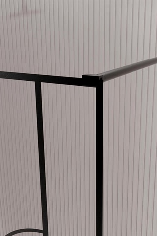 Paroi de douche Gatsby - Noir - 90 x 195 cm