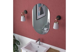 Miroir en verre trempé - 50 x 80 cm - Transparent