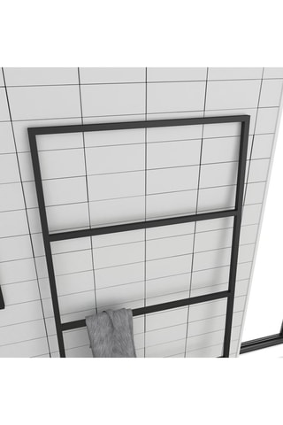 Porte-serviettes - Noir mat
