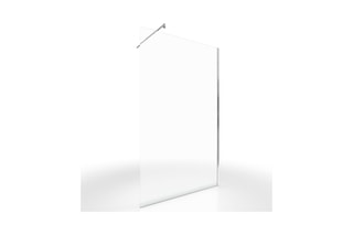Paroi de douche à l'italienne - Transparent et gris