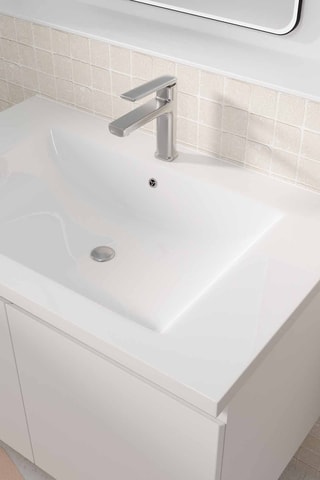 Ensemble meuble lave-main suspendu Elementary - Blanc