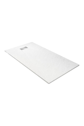 Receveur avec grille linéaire Stone 2 - 90 x 160 x 2,6 cm
