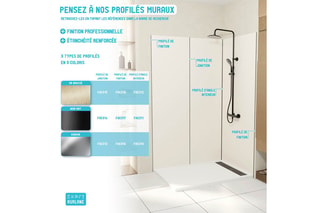 Panneau mural Homestone - Gris
