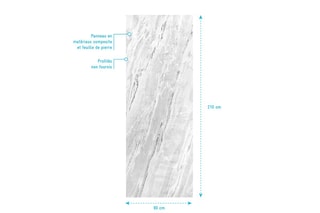 Panneau mural Homestone - Gris