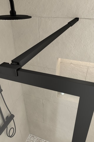 Paroi de douche en verre Dark Contouring - 80 x 200 cm