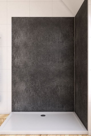 Panneau Mural Finition Pierre Stone'it 120 x 210 cm - Gris foncé