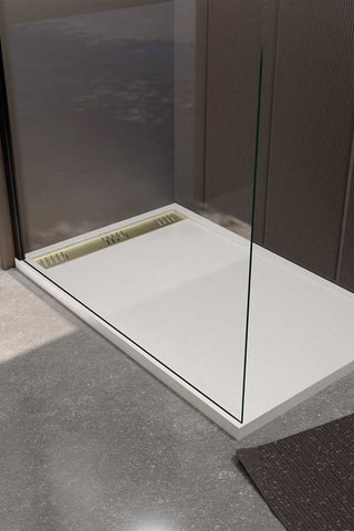Receveur de douche Athena - Blanc - 140 x 80 x 3 cm
