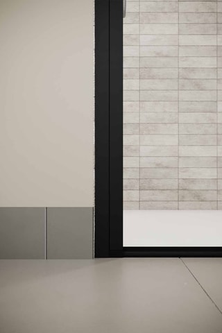 Porte de douche en verre Dark Elementary - 90 x 195 cm