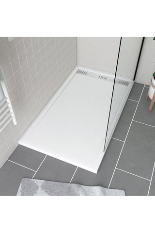 Receveur de douche Pure 2 Blanc - 80 x 5 x 140 cm