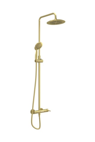 Colonne de douche mécanique Arty - Doré - 40 x 88 x 9,5 cm