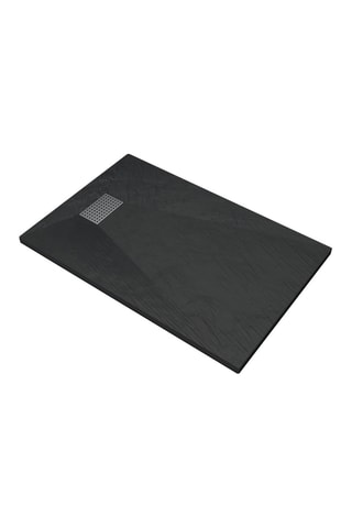 Receveur avec grille perforée - Noir