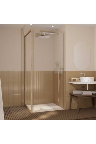 Paroi de salle de bain - 200 x 90 x 0,6 cm