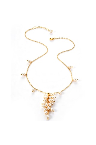 Collana - Placcato oro giallo e perle coltivate