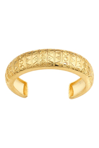 Bracciale a polsiera laminato oro giallo