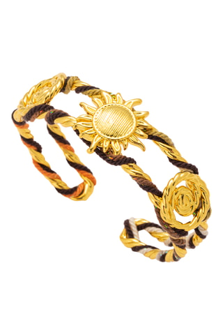Bracciale bangle laminato oro giallo