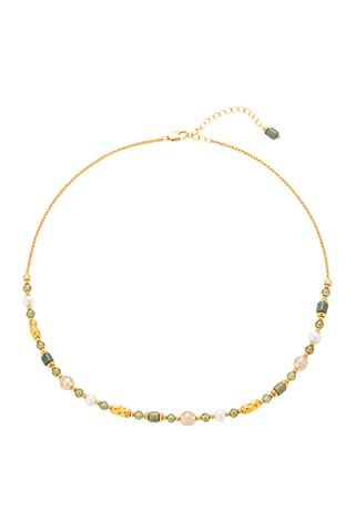 Collana - Placcato oro giallo e perle coltivate