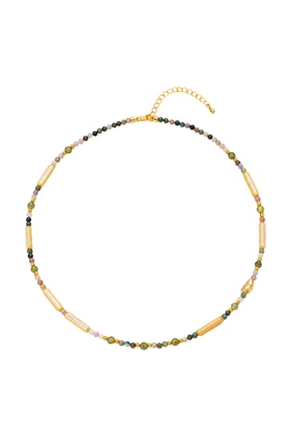 Collana - Placcato oro giallo e madreperla