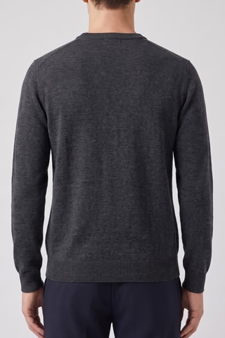 Maglia 100% lana merino - Antracite