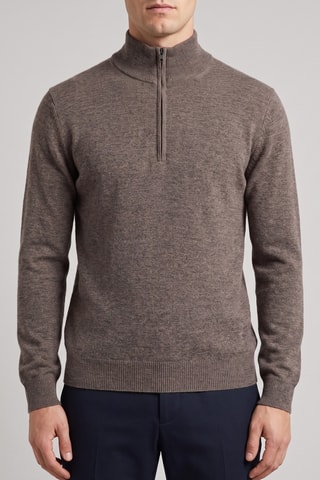 Pull 100% mérinos - Beige