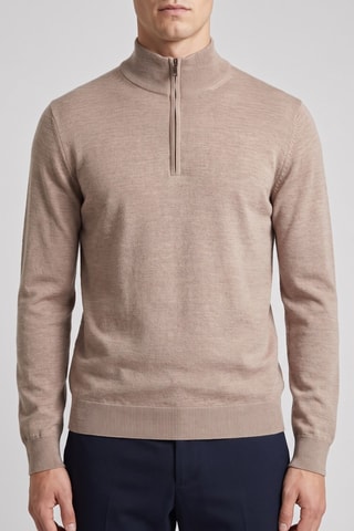 Pull 100% mérinos - Beige