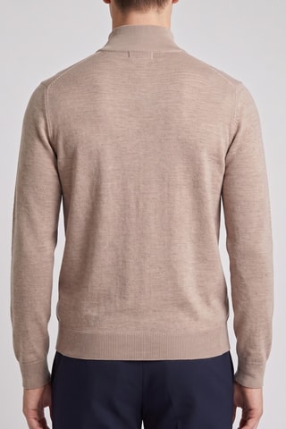 Pull 100% mérinos - Beige