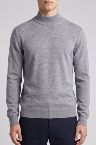 Pull 100% mérinos - Gris