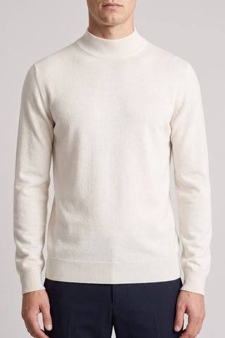Pull 100% mérinos - Blanc