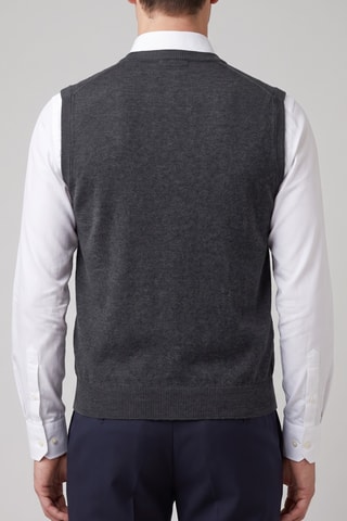 Gilet sans manches 100% mérinos - Anthracite