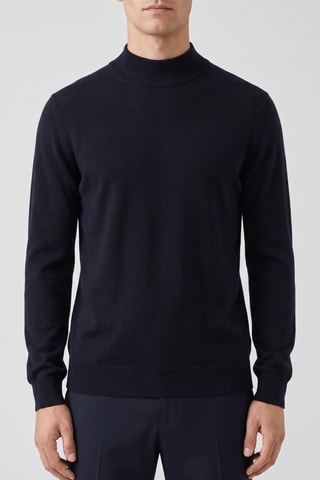Pull 100% mérinos - Bleu