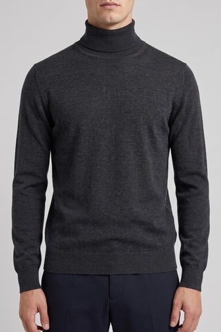 Pull 100% mérinos - Anthracite
