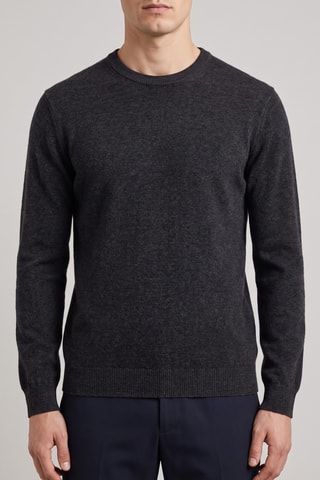 Maglia 100% lana merino - Nero