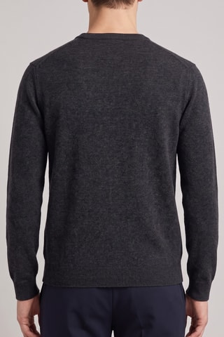 Maglia 100% lana merino - Nero
