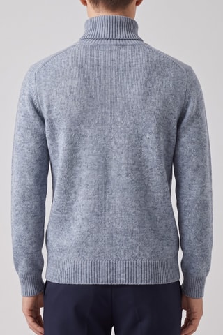 Pull 100% mérinos - Bleu