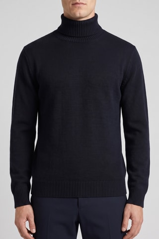 Pull 100% mérinos - Bleu