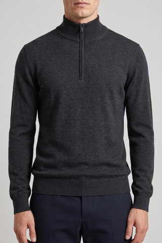 Pull 100% mérinos - Anthracite