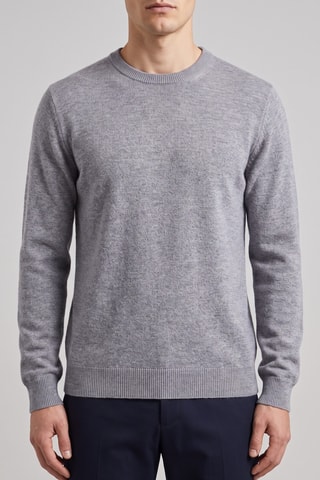 Maglia 100% lana merino - Grigio