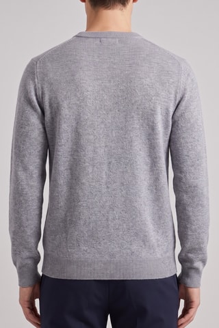 Maglia 100% lana merino - Grigio